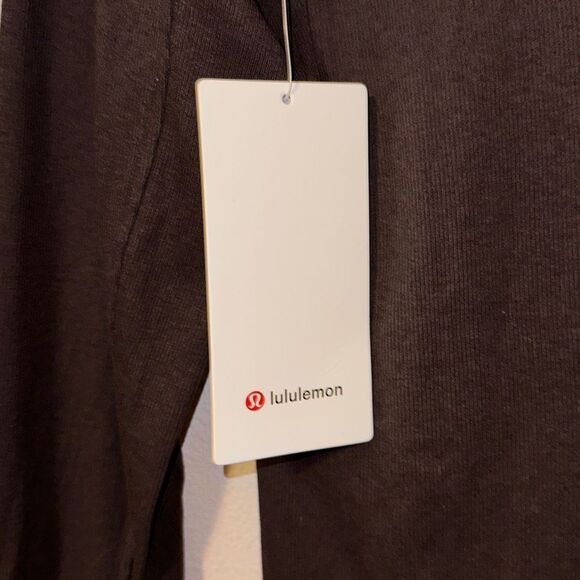 Lululemon Ribbed Wool-Blend Turtleneck in Espresso NWT‎ Sz 12 - Picture 5 of 6
